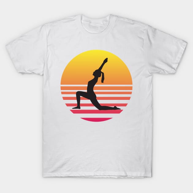 Yoga Sunset T-Shirt by Dog & Rooster